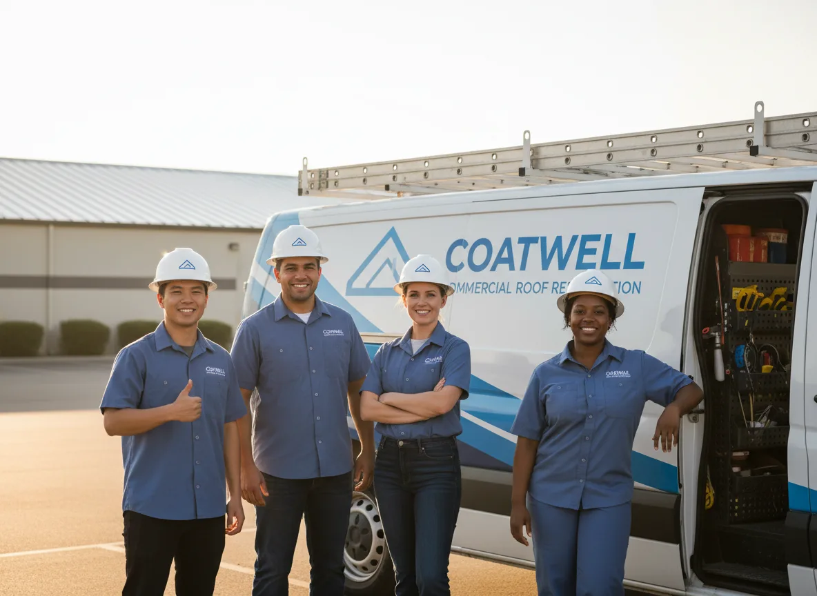 Commercial roof coating company in Etna, NY
